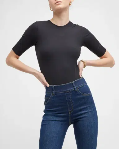 Spanx Suit Yourself Ribbed Short-Sleeve Bodysuit | Thumbnail 7 Spanx Suit Yourself Ribbed Short-Sleeve Bodysuit | Thumbnail 7