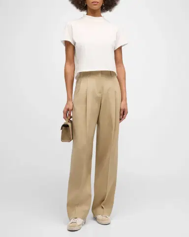 Golden Goose Pleated Wide-Leg Wool Pants | Thumbnail 3 Golden Goose Pleated Wide-Leg Wool Pants | Thumbnail 3