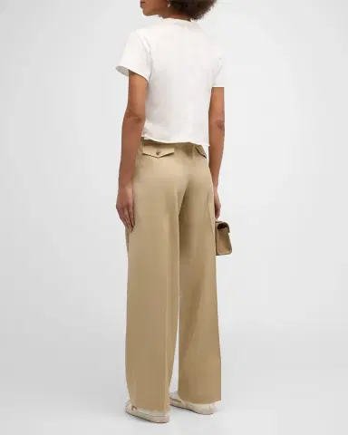 Golden Goose Pleated Wide-Leg Wool Pants | Thumbnail 4 Golden Goose Pleated Wide-Leg Wool Pants | Thumbnail 4