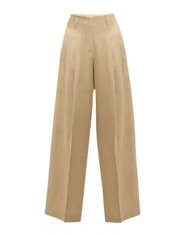 Golden Goose Pleated Wide-Leg Wool Pants | Thumbnail 1 Golden Goose Pleated Wide-Leg Wool Pants | Thumbnail 1