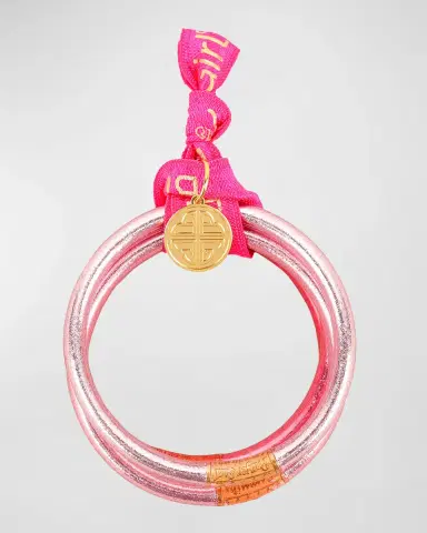 BuDhaGirl Carousel Pink All Weather Bangles | Thumbnail 2 BuDhaGirl Carousel Pink All Weather Bangles | Thumbnail 2