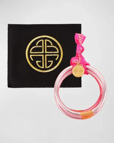 BuDhaGirl Carousel Pink All Weather Bangles | Thumbnail 3 BuDhaGirl Carousel Pink All Weather Bangles | Thumbnail 3