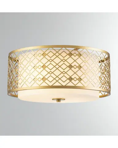 Lucas + McKearn Ziggy Flush Mount in Lacquered Silver | Thumbnail 2 Lucas + McKearn Ziggy Flush Mount in Lacquered Silver | Thumbnail 2
