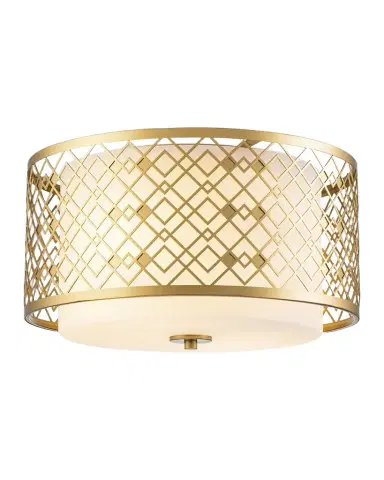 Lucas + McKearn Ziggy Flush Mount in Lacquered Silver | Thumbnail 1 Lucas + McKearn Ziggy Flush Mount in Lacquered Silver | Thumbnail 1