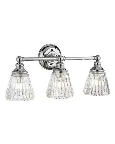Lucas + McKearn Keynes 3-Light Bath Light - 22" | Thumbnail 1 Lucas + McKearn Keynes 3-Light Bath Light - 22" | Thumbnail 1