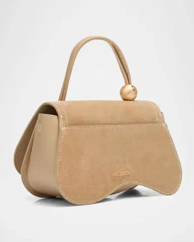 Cult Gaia Kazia Beaded Suede Top-Handle Bag | Thumbnail 6 Cult Gaia Kazia Beaded Suede Top-Handle Bag | Thumbnail 6