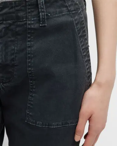Nili Lotan Jenna Cropped Raw-Edge Pants | Thumbnail 5 Nili Lotan Jenna Cropped Raw-Edge Pants | Thumbnail 5