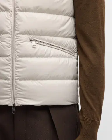 Moncler Men's Treompan Quilted Zip Vest | Thumbnail 7 Moncler Men's Treompan Quilted Zip Vest | Thumbnail 7