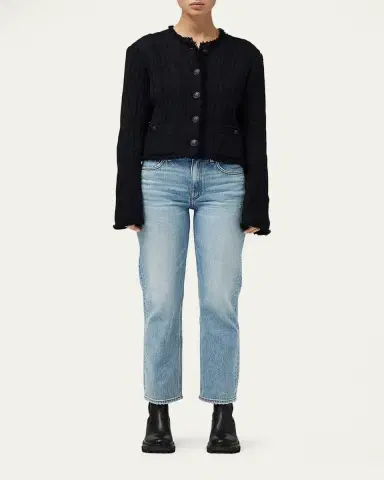 rag & bone Harlow Mid-Rise Ankle Straight Jeans | Thumbnail 2 rag & bone Harlow Mid-Rise Ankle Straight Jeans | Thumbnail 2