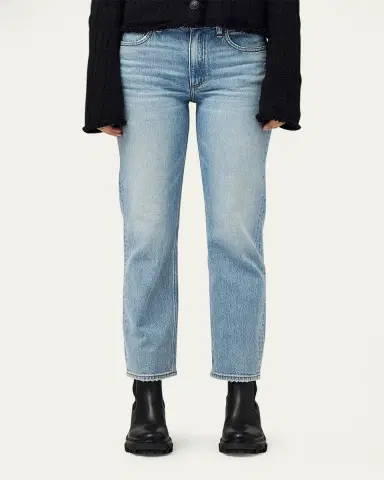 rag & bone Harlow Mid-Rise Ankle Straight Jeans | Thumbnail 4 rag & bone Harlow Mid-Rise Ankle Straight Jeans | Thumbnail 4