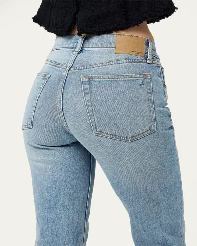 rag & bone Harlow Mid-Rise Ankle Straight Jeans | Thumbnail 5 rag & bone Harlow Mid-Rise Ankle Straight Jeans | Thumbnail 5