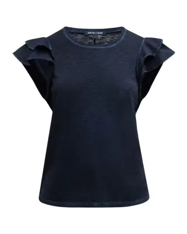 Veronica Beard Akeela Ruffle Sleeve Tee | Thumbnail 1 Veronica Beard Akeela Ruffle Sleeve Tee | Thumbnail 1