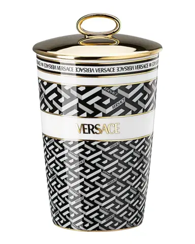 Versace La Greca Signature Scented Votive with Lid | Thumbnail 1 Versace La Greca Signature Scented Votive with Lid | Thumbnail 1