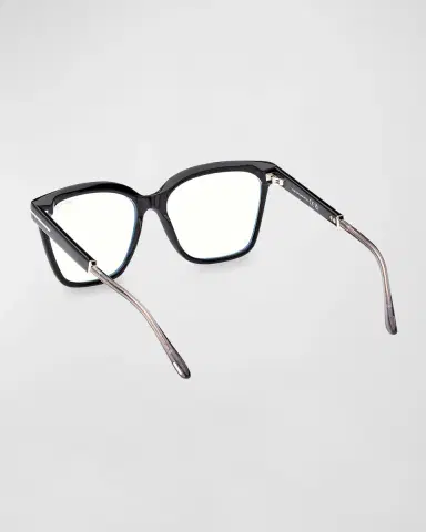 TOM FORD Blue Blocking Two-Tone Acetate Square Glasses | Thumbnail 2 TOM FORD Blue Blocking Two-Tone Acetate Square Glasses | Thumbnail 2