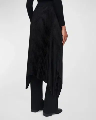 Joseph Ade Pleated Handkerchief Midi Skirt | Thumbnail 3 Joseph Ade Pleated Handkerchief Midi Skirt | Thumbnail 3