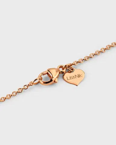 Lisa Nik Rocks 18K Rose Gold Lemon Quartz Diamond Halo and Heart Bail Pendant Necklace | Thumbnail 4 Lisa Nik Rocks 18K Rose Gold Lemon Quartz Diamond Halo and Heart Bail Pendant Necklace | Thumbnail 4