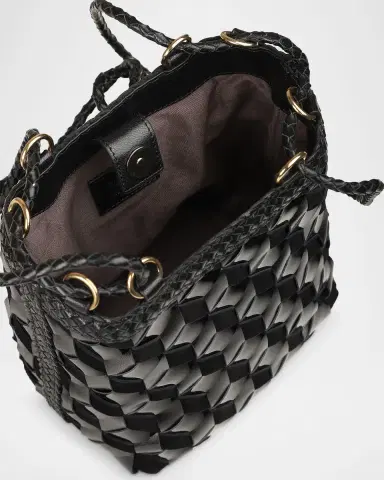 Rafe Annick Woven Leather Bucket Crossbody Bag | Thumbnail 2 Rafe Annick Woven Leather Bucket Crossbody Bag | Thumbnail 2
