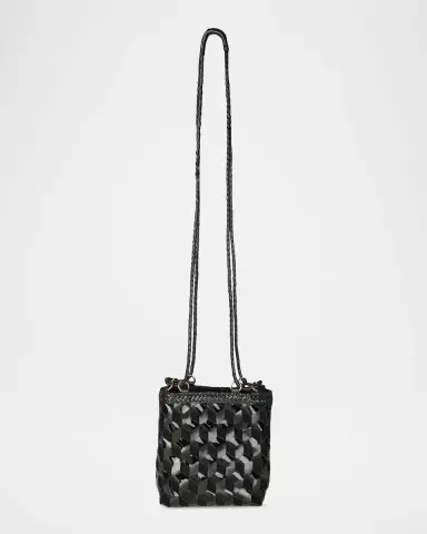 Rafe Annick Woven Leather Bucket Crossbody Bag | Thumbnail 4 Rafe Annick Woven Leather Bucket Crossbody Bag | Thumbnail 4