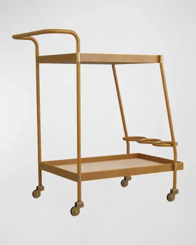 Arteriors Sanders Bar Cart | Thumbnail 3 Arteriors Sanders Bar Cart | Thumbnail 3