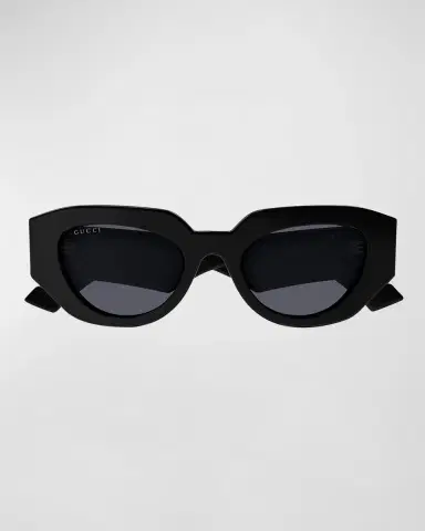 Gucci Geometric Acetate Butterfly Sunglasses | Thumbnail 3 Gucci Geometric Acetate Butterfly Sunglasses | Thumbnail 3
