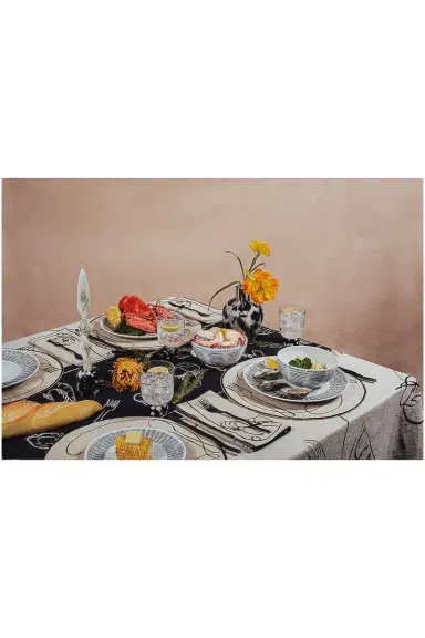 Misette Linen Tablecloth | Thumbnail 3 Misette Linen Tablecloth | Thumbnail 3