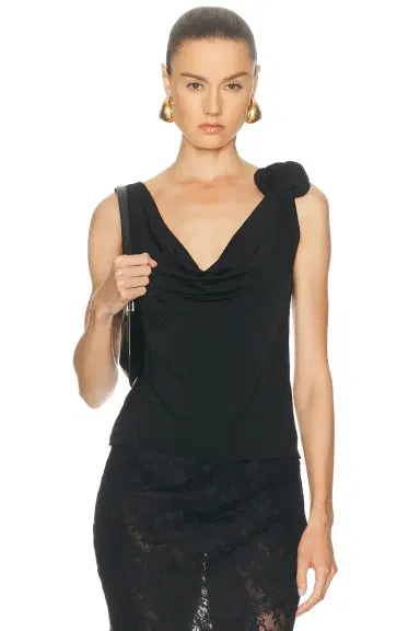 Blumarine Shiny Jersey Bodysuit | Thumbnail 1 Blumarine Shiny Jersey Bodysuit | Thumbnail 1