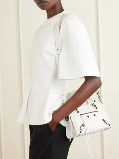 Balenciaga Le City Mini Metallic Leather Shoulder Bag | Thumbnail 2 Balenciaga Le City Mini Metallic Leather Shoulder Bag | Thumbnail 2