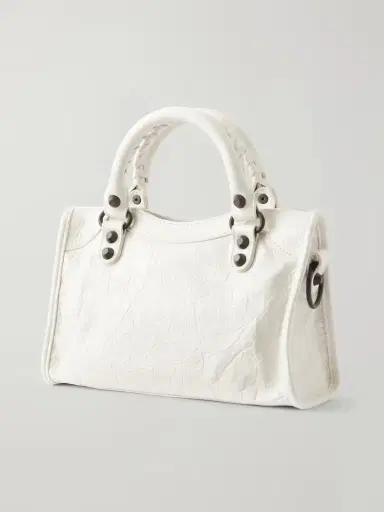 Balenciaga Le City Mini Metallic Leather Shoulder Bag | Thumbnail 4 Balenciaga Le City Mini Metallic Leather Shoulder Bag | Thumbnail 4