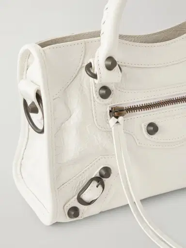 Balenciaga Le City Mini Metallic Leather Shoulder Bag | Thumbnail 5 Balenciaga Le City Mini Metallic Leather Shoulder Bag | Thumbnail 5