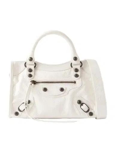 Balenciaga Le City Mini Metallic Leather Shoulder Bag | Thumbnail 1 Balenciaga Le City Mini Metallic Leather Shoulder Bag | Thumbnail 1