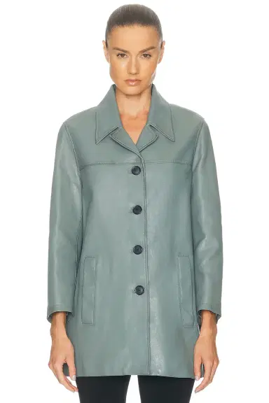 Chloé Leather Coat | Thumbnail 2 Chloé Leather Coat | Thumbnail 2