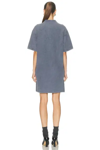 Alexander Wang Oversized High Low Polo Mini Dress | Thumbnail 3 Alexander Wang Oversized High Low Polo Mini Dress | Thumbnail 3