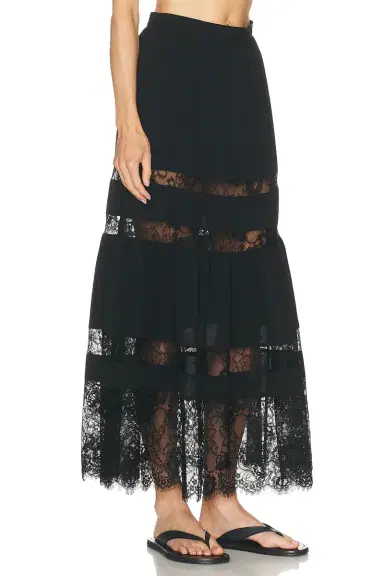 Fleur du Mal Adeline Maxi Skirt | Thumbnail 2 Fleur du Mal Adeline Maxi Skirt | Thumbnail 2