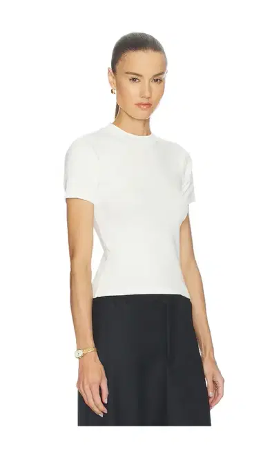 EAVES Bonnie High Neck Baby Tee | Thumbnail 2 EAVES Bonnie High Neck Baby Tee | Thumbnail 2