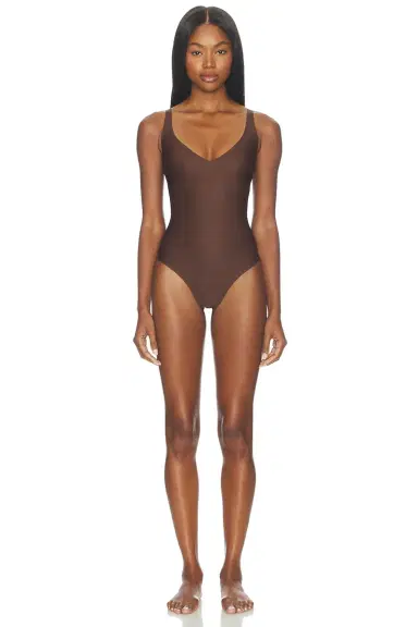 SKIMS Body Core Sculpt Plunge Thong Bodysuit | Thumbnail 1 SKIMS Body Core Sculpt Plunge Thong Bodysuit | Thumbnail 1