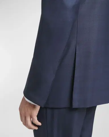 Zegna Men's Centoventimila Tonal Plaid Wool Suit | Thumbnail 9 Zegna Men's Centoventimila Tonal Plaid Wool Suit | Thumbnail 9