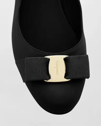 Ferragamo Varina Leather Bow Ballerina Flats | Thumbnail 4 Ferragamo Varina Leather Bow Ballerina Flats | Thumbnail 4