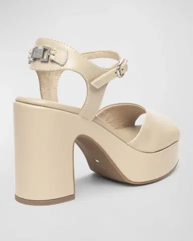 NeroGiardini Leather Chunky Ankle-Strap Platform Sandals | Thumbnail 3 NeroGiardini Leather Chunky Ankle-Strap Platform Sandals | Thumbnail 3
