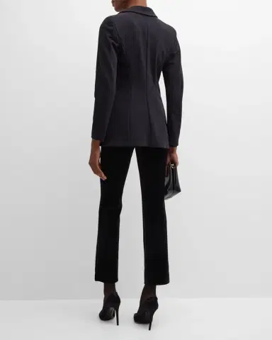 Chiara Boni La Petite Robe Alex Tailored Single-Button Blazer | Thumbnail 4 Chiara Boni La Petite Robe Alex Tailored Single-Button Blazer | Thumbnail 4