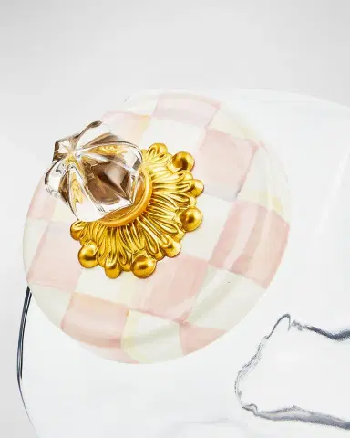 MacKenzie-Childs Sweets Jar with Rosy Check Lid | Thumbnail 2 MacKenzie-Childs Sweets Jar with Rosy Check Lid | Thumbnail 2