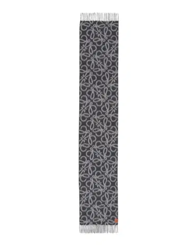 LOEWE Anagram Wool-Blend Scarf | Thumbnail 1 LOEWE Anagram Wool-Blend Scarf | Thumbnail 1