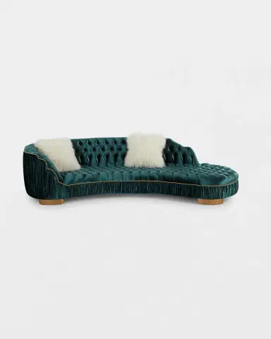 Haute House Ava 118" Chaise-Style Sofa | Thumbnail 3 Haute House Ava 118" Chaise-Style Sofa | Thumbnail 3