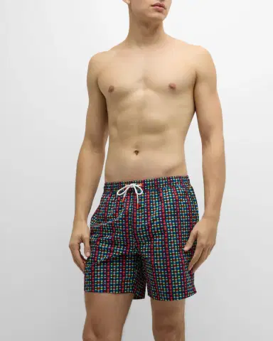 Swims Men's Punto Geometric-Print Swim Shorts | Thumbnail 3 Swims Men's Punto Geometric-Print Swim Shorts | Thumbnail 3