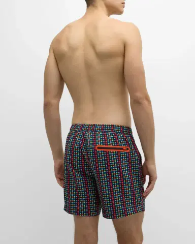 Swims Men's Punto Geometric-Print Swim Shorts | Thumbnail 4 Swims Men's Punto Geometric-Print Swim Shorts | Thumbnail 4