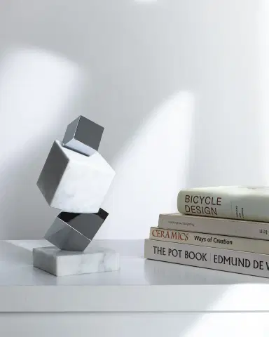 Anna New York Marble Torre Objet | Thumbnail 3 Anna New York Marble Torre Objet | Thumbnail 3