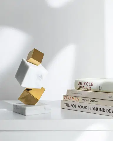 Anna New York Marble Torre Objet | Thumbnail 3 Anna New York Marble Torre Objet | Thumbnail 3