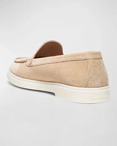 Santoni Yaltamoc Suede Slip-On Loafers | Thumbnail 3 Santoni Yaltamoc Suede Slip-On Loafers | Thumbnail 3