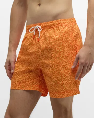Swims Men's Coral-Print Quick-Dry Swim Shorts | Thumbnail 2 Swims Men's Coral-Print Quick-Dry Swim Shorts | Thumbnail 2