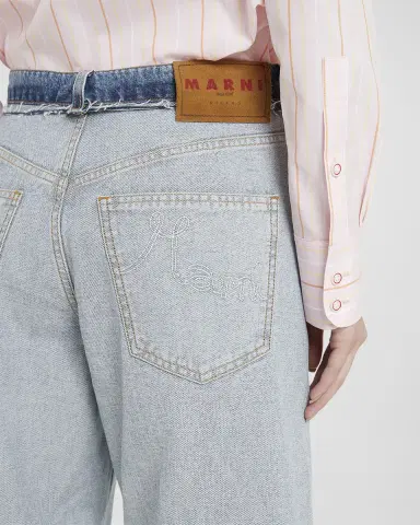 Marni Low-Waisted Reverse Jeans | Thumbnail 5 Marni Low-Waisted Reverse Jeans | Thumbnail 5