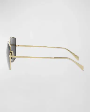 Celine Embellished Triomphe Metal Square Sunglasses | Thumbnail 4 Celine Embellished Triomphe Metal Square Sunglasses | Thumbnail 4